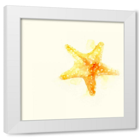 Tidal Impressions III White Modern Wood Framed Art Print by Vess, June Erica