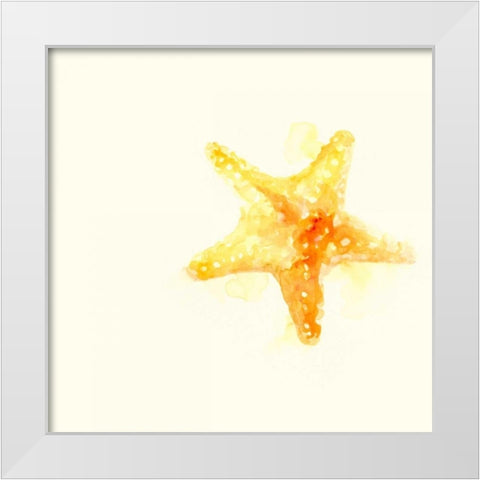 Tidal Impressions III White Modern Wood Framed Art Print by Vess, June Erica