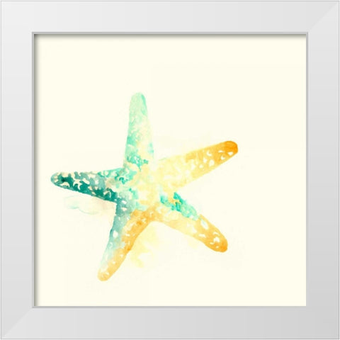 Tidal Impressions IV White Modern Wood Framed Art Print by Vess, June Erica