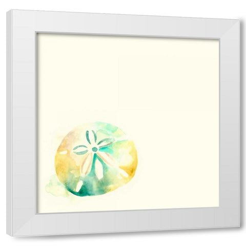 Tidal Impressions VII White Modern Wood Framed Art Print by Vess, June Erica