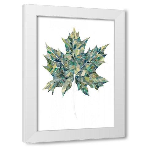 Verdant Details II White Modern Wood Framed Art Print by Popp, Grace