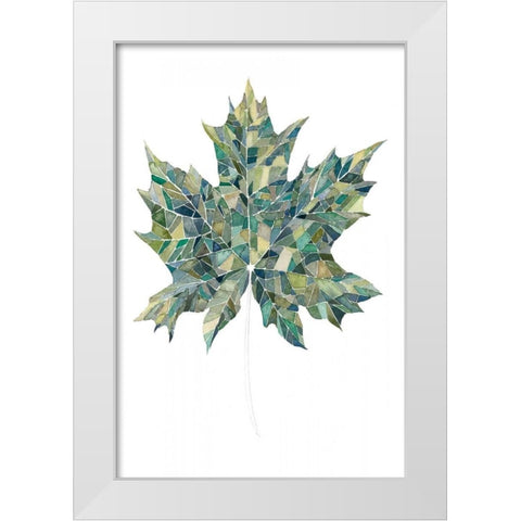 Verdant Details II White Modern Wood Framed Art Print by Popp, Grace