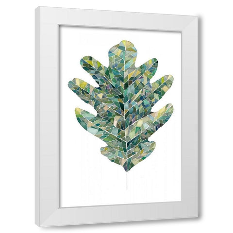 Verdant Details III White Modern Wood Framed Art Print by Popp, Grace