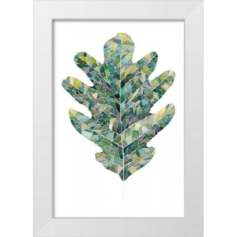 Verdant Details III White Modern Wood Framed Art Print by Popp, Grace