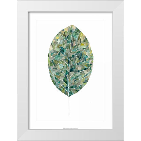 Verdant Details IV White Modern Wood Framed Art Print by Popp, Grace