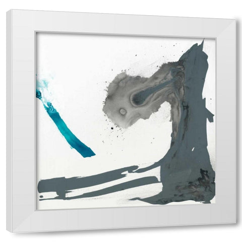 Minimal I White Modern Wood Framed Art Print by Jasper, Sisa