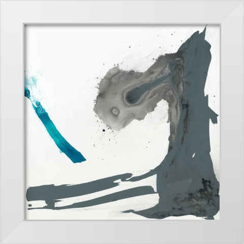 Minimal I White Modern Wood Framed Art Print by Jasper, Sisa
