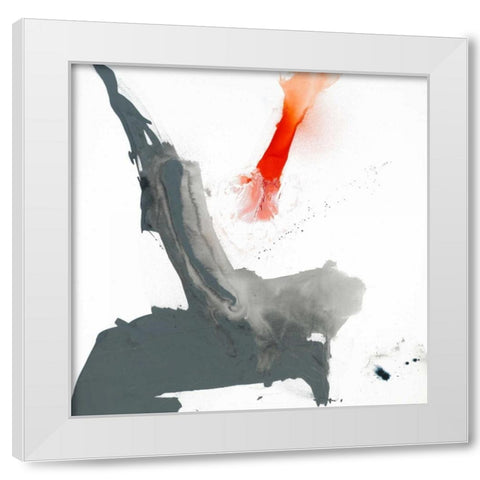 Minimal II White Modern Wood Framed Art Print by Jasper, Sisa