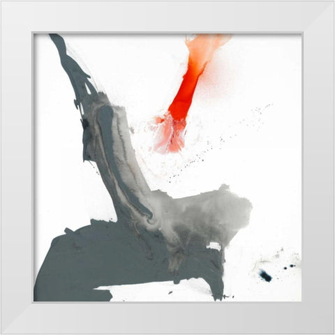 Minimal II White Modern Wood Framed Art Print by Jasper, Sisa