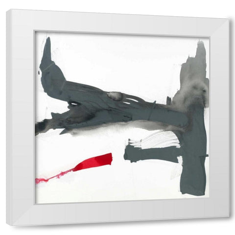 Minimal IV White Modern Wood Framed Art Print by Jasper, Sisa