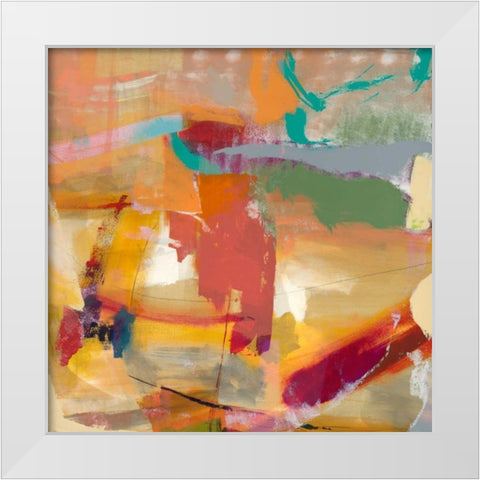 Observation II White Modern Wood Framed Art Print by Jasper, Sisa