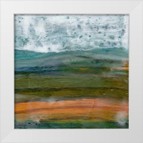 Misty Mountain II White Modern Wood Framed Art Print by Ludwig, Alicia