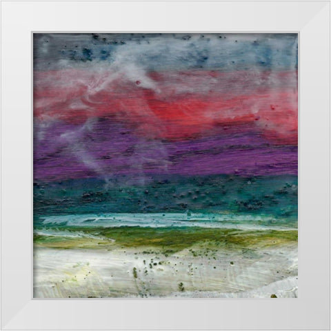 Red Sky at Night II White Modern Wood Framed Art Print by Ludwig, Alicia