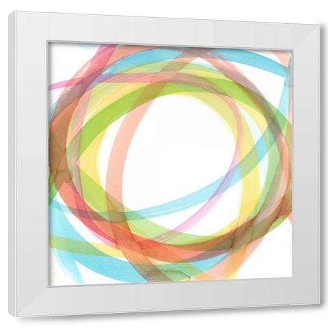 Full Color I White Modern Wood Framed Art Print by Meagher, Megan