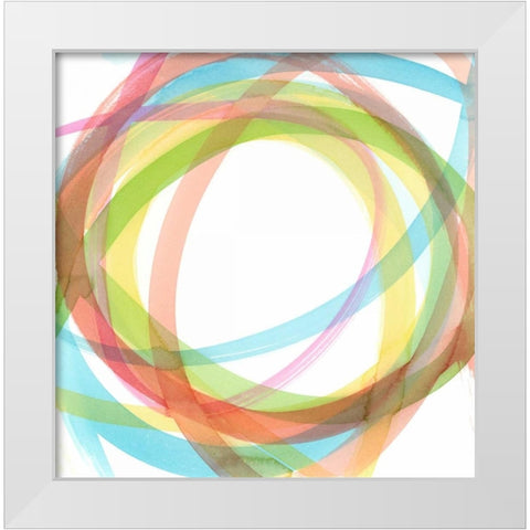 Full Color I White Modern Wood Framed Art Print by Meagher, Megan