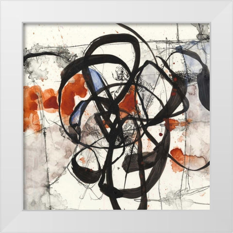 Circumnavigate II White Modern Wood Framed Art Print by Goldberger, Jennifer