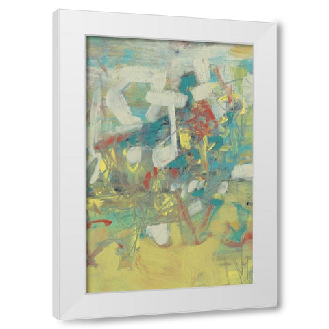 Graffiti Abstract II White Modern Wood Framed Art Print by Goldberger, Jennifer