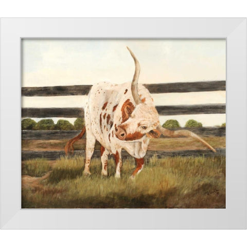 Itchin and a Scratchin II White Modern Wood Framed Art Print by Winkler, Kathy