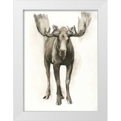Majestic Wildlife I White Modern Wood Framed Art Print by Popp, Grace