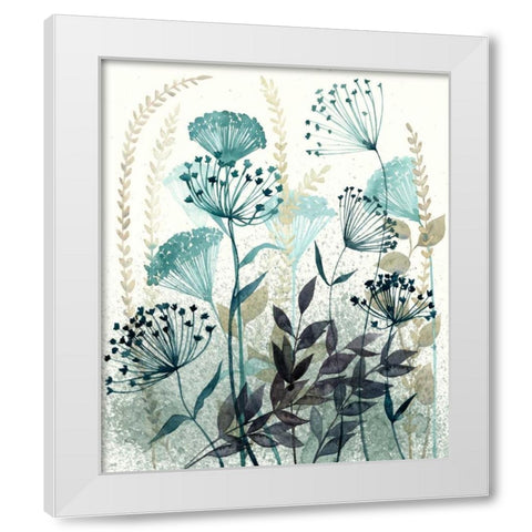 Allayed Floral I White Modern Wood Framed Art Print by Popp, Grace