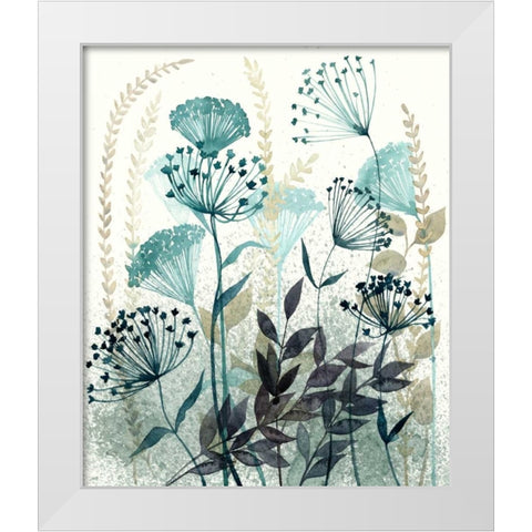 Allayed Floral I White Modern Wood Framed Art Print by Popp, Grace