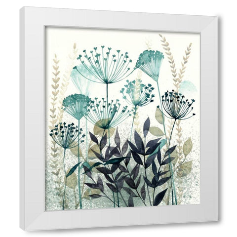Allayed Floral II White Modern Wood Framed Art Print by Popp, Grace