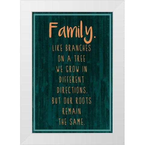 Spice Family Rules III White Modern Wood Framed Art Print by Popp, Grace