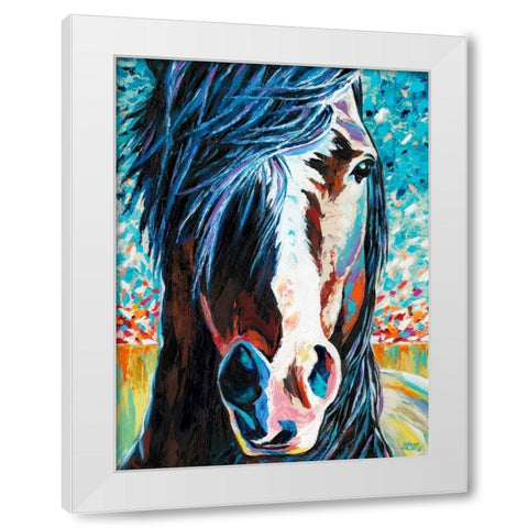 Wild at Heart I White Modern Wood Framed Art Print by Vitaletti, Carolee