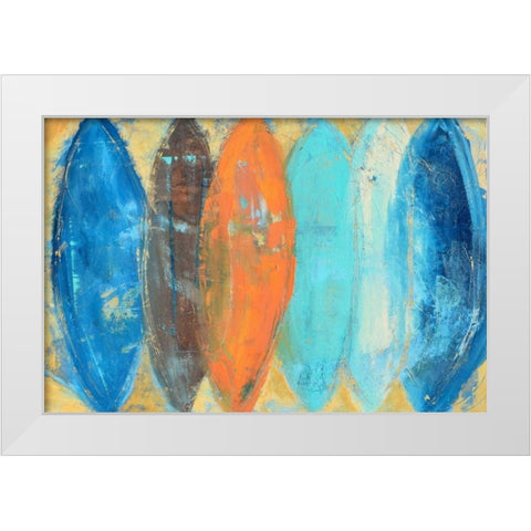 Navaho Summer White Modern Wood Framed Art Print by Ashley, Erin