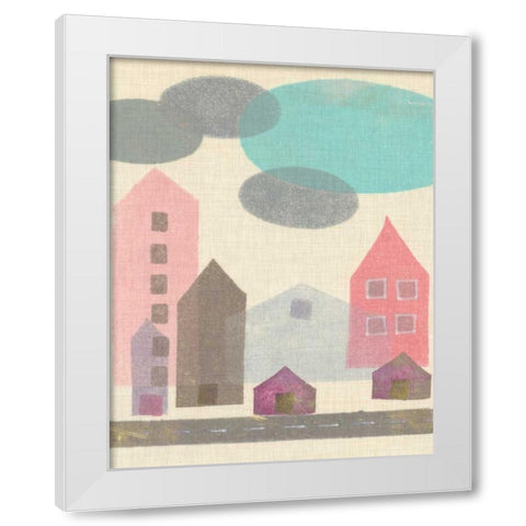 Abode I White Modern Wood Framed Art Print by Galapon, Nikki