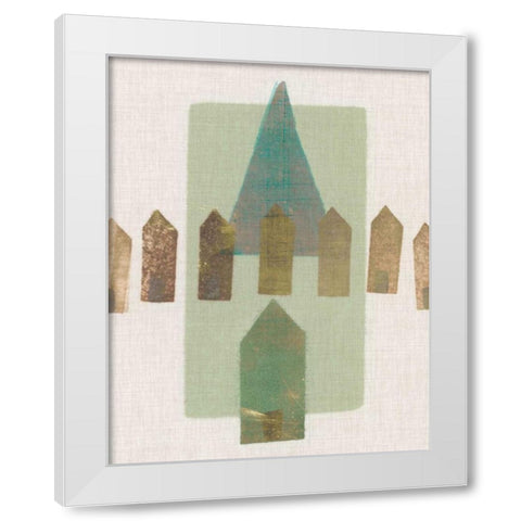 Abode III White Modern Wood Framed Art Print by Galapon, Nikki