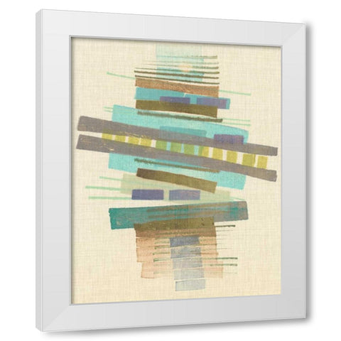 Balancing I White Modern Wood Framed Art Print by Galapon, Nikki