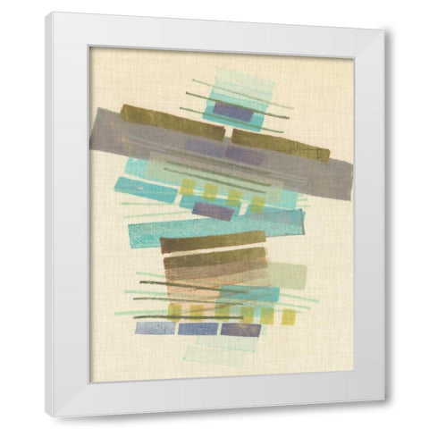 Balancing II White Modern Wood Framed Art Print by Galapon, Nikki