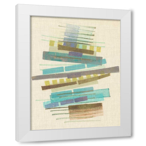 Balancing III White Modern Wood Framed Art Print by Galapon, Nikki
