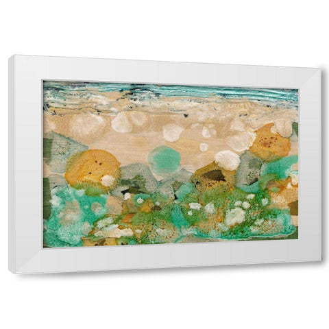 Beneath the Waves II White Modern Wood Framed Art Print by Ludwig, Alicia