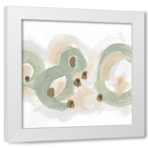 Intangible I White Modern Wood Framed Art Print by Vess, June Erica
