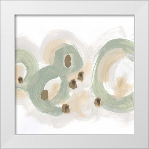 Intangible I White Modern Wood Framed Art Print by Vess, June Erica