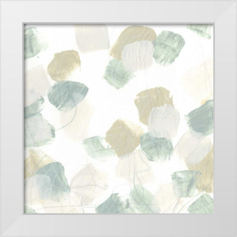 Intangible VI White Modern Wood Framed Art Print by Vess, June Erica
