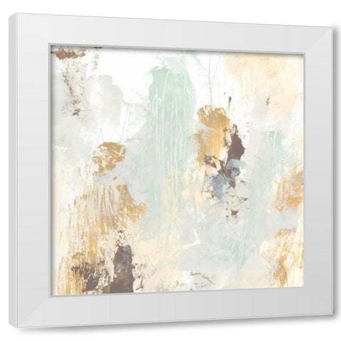 Intangible VII White Modern Wood Framed Art Print by Vess, June Erica