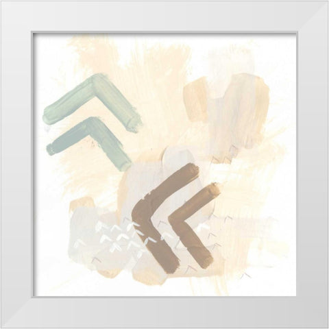 Intangible IX White Modern Wood Framed Art Print by Vess, June Erica