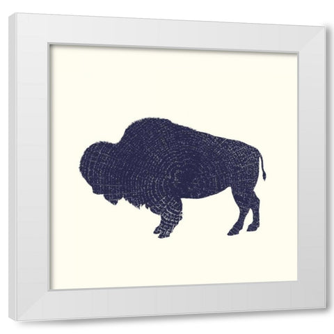 Timber Animals II White Modern Wood Framed Art Print by Hambly, Anna
