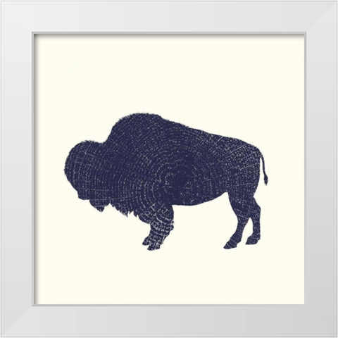 Timber Animals II White Modern Wood Framed Art Print by Hambly, Anna