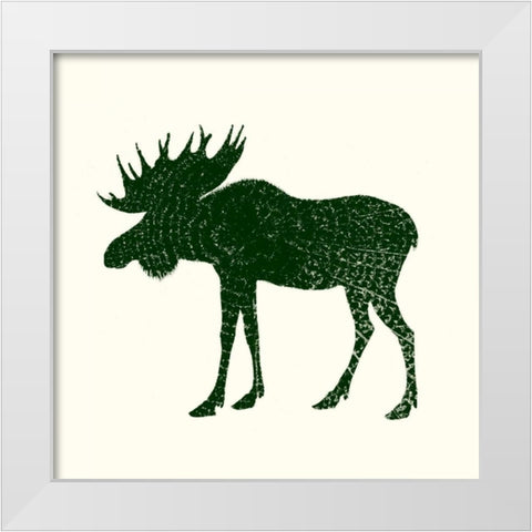 Timber Animals VI White Modern Wood Framed Art Print by Hambly, Anna