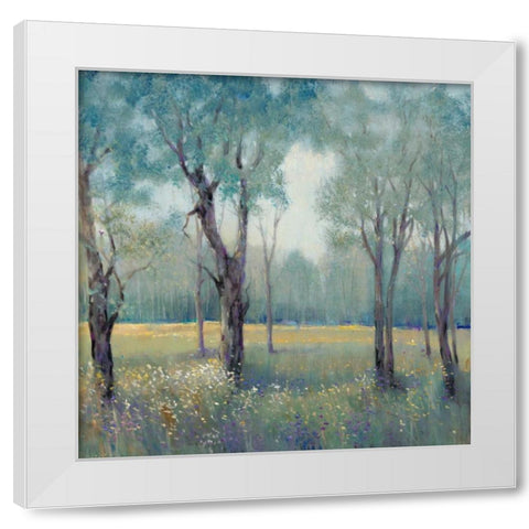 Morning Mist White Modern Wood Framed Art Print by OToole, Tim