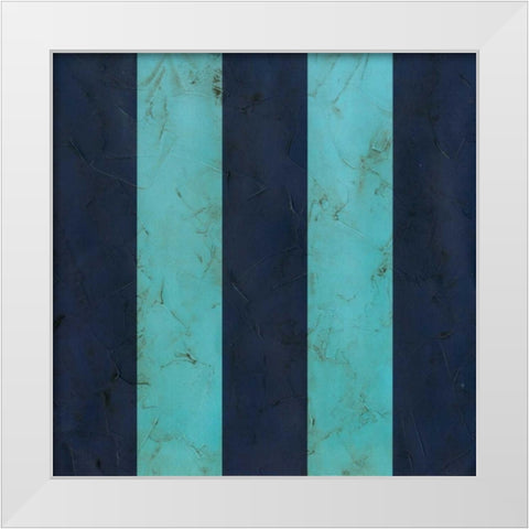 Seaside Signals IV White Modern Wood Framed Art Print by Vess, June Erica