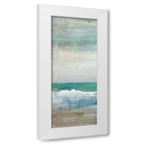 Inviting I White Modern Wood Framed Art Print by Bramma, Lila