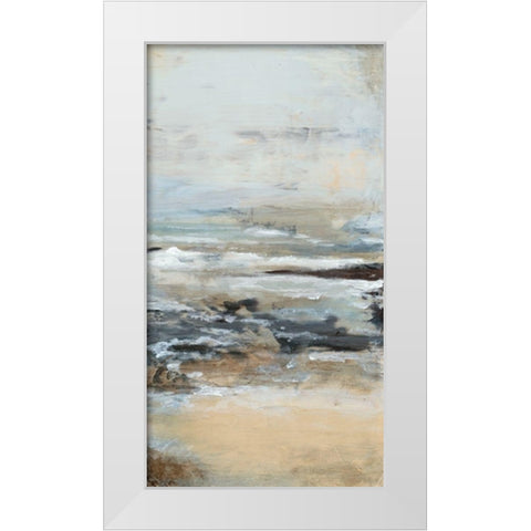 Just Be III White Modern Wood Framed Art Print by Bramma, Lila