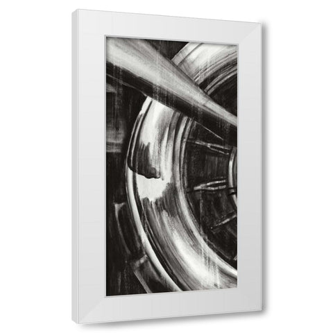 Vintage Propeller I White Modern Wood Framed Art Print by Harper, Ethan