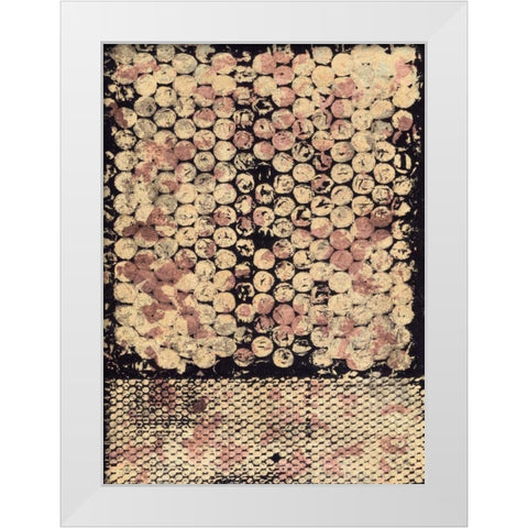 Speckled Matter I White Modern Wood Framed Art Print by Guthrie, Jenna
