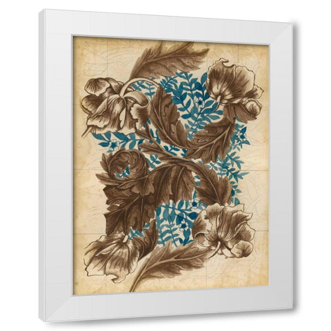 Wallpaper Study II White Modern Wood Framed Art Print by McCavitt, Naomi